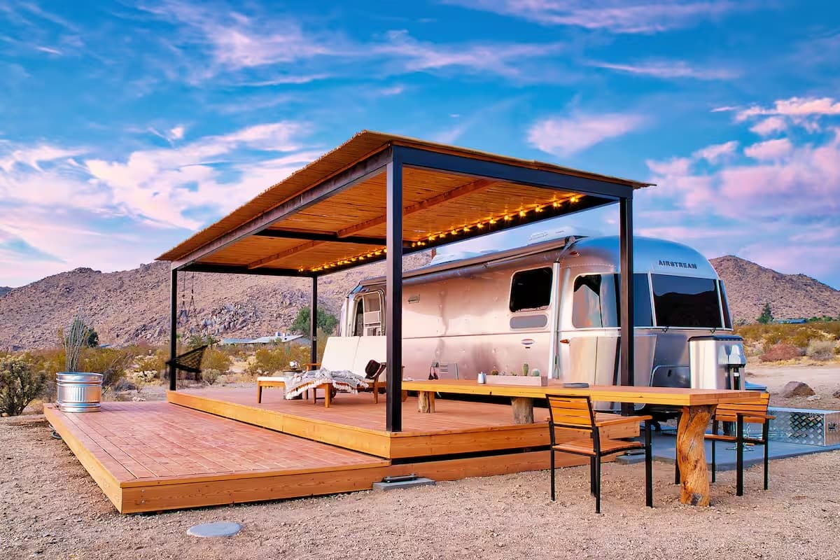 Airstream in Joshua Tree